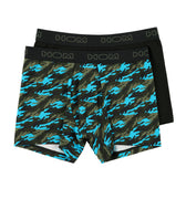 Blue Camo #2 Long Boxer Briefs 2p | Khaki/ Khaki Print 401731-D019